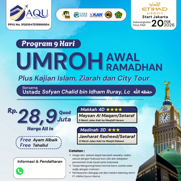 UMROH AWAL RAMADHAN 2026