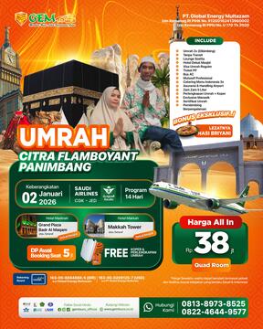02 JANUARI 2026 "UMRAH EXCLUSIVE CITRA FLAMBOYANT"