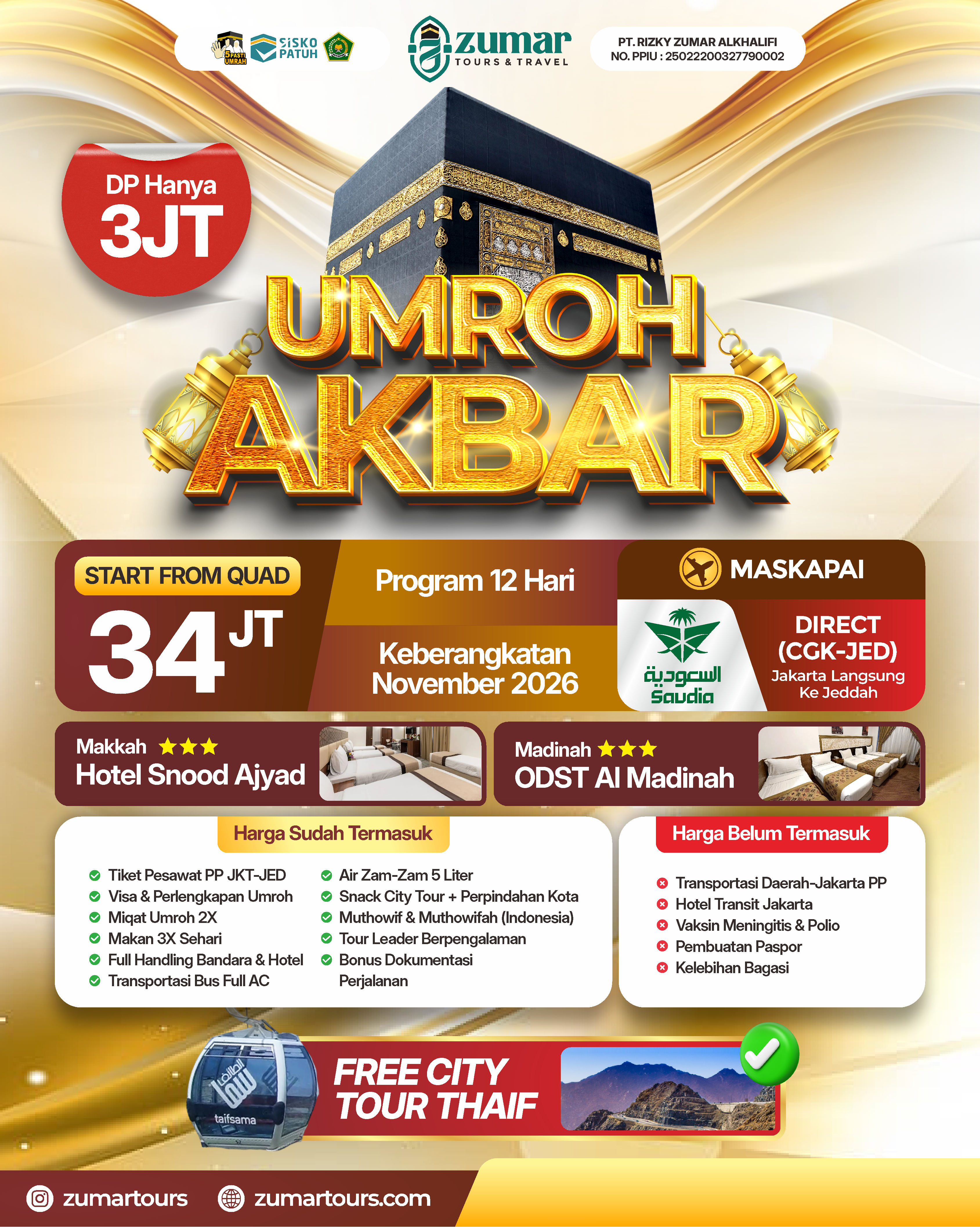 UMROH AKBAR NOVEMBER 2026