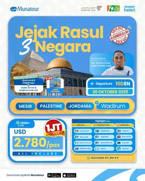 Jejak Rasul 3 Negara 30 Okt 2025