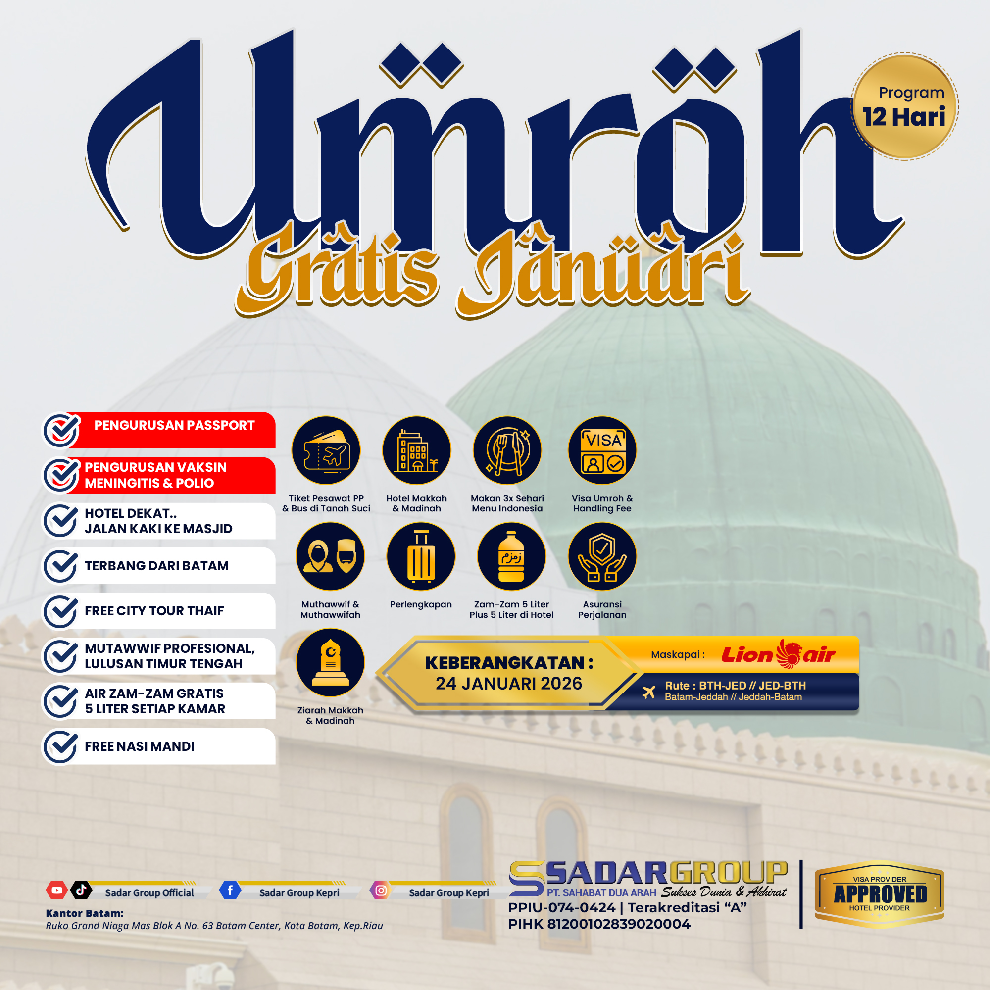 UMROH 3 FREE 1 JANUARI - BTH