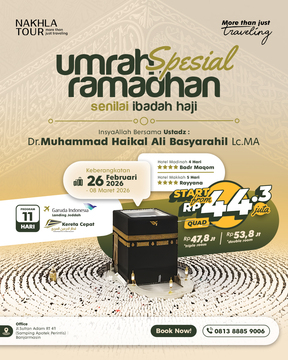 UMROH RAMADHAN START BANJARMASIN 26 FEBRUARI 2026