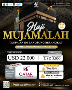 HAJI MUJAMALAH 2026 LANGSUNG BERANGKAT TANPA ANTRI