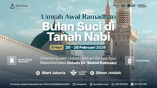Awal Ramadhan 20 Februari 2026 (9 Hari)