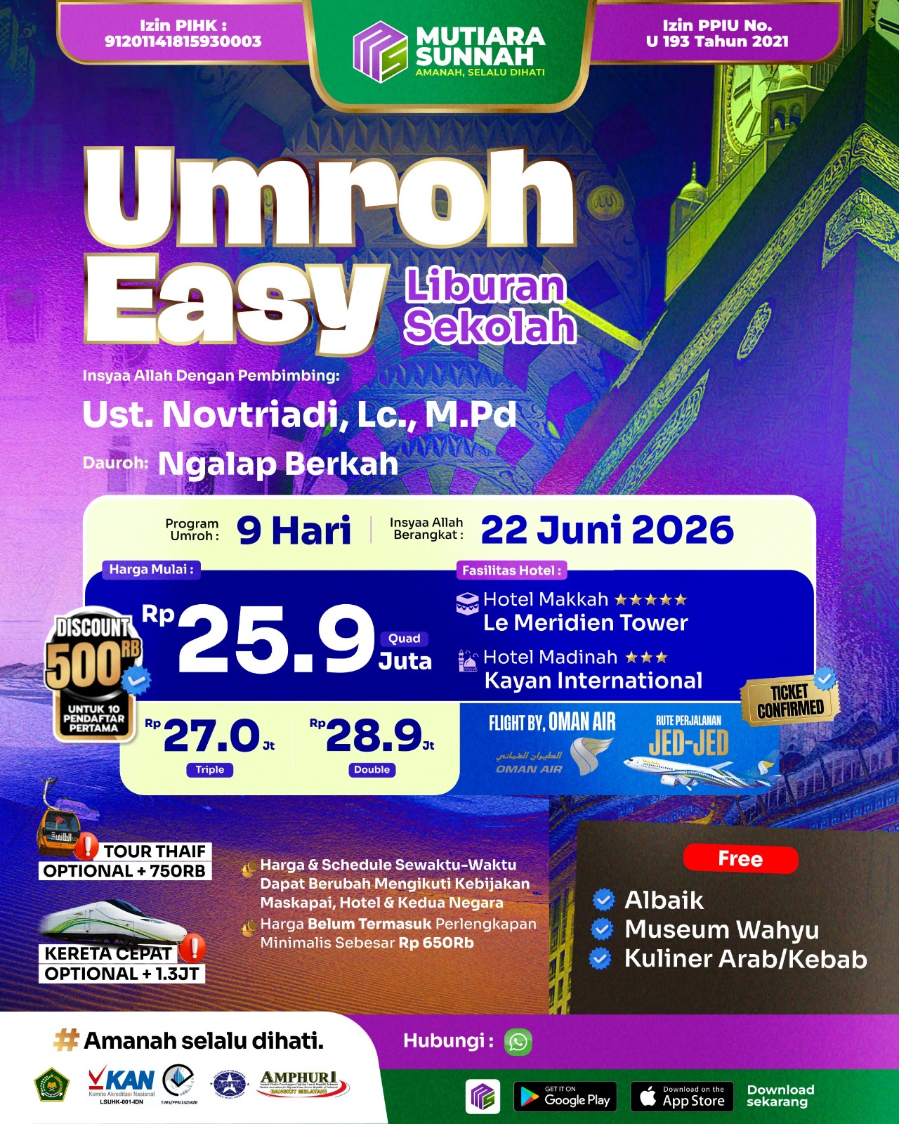 UMROH EASY 22 JUNI 2026
