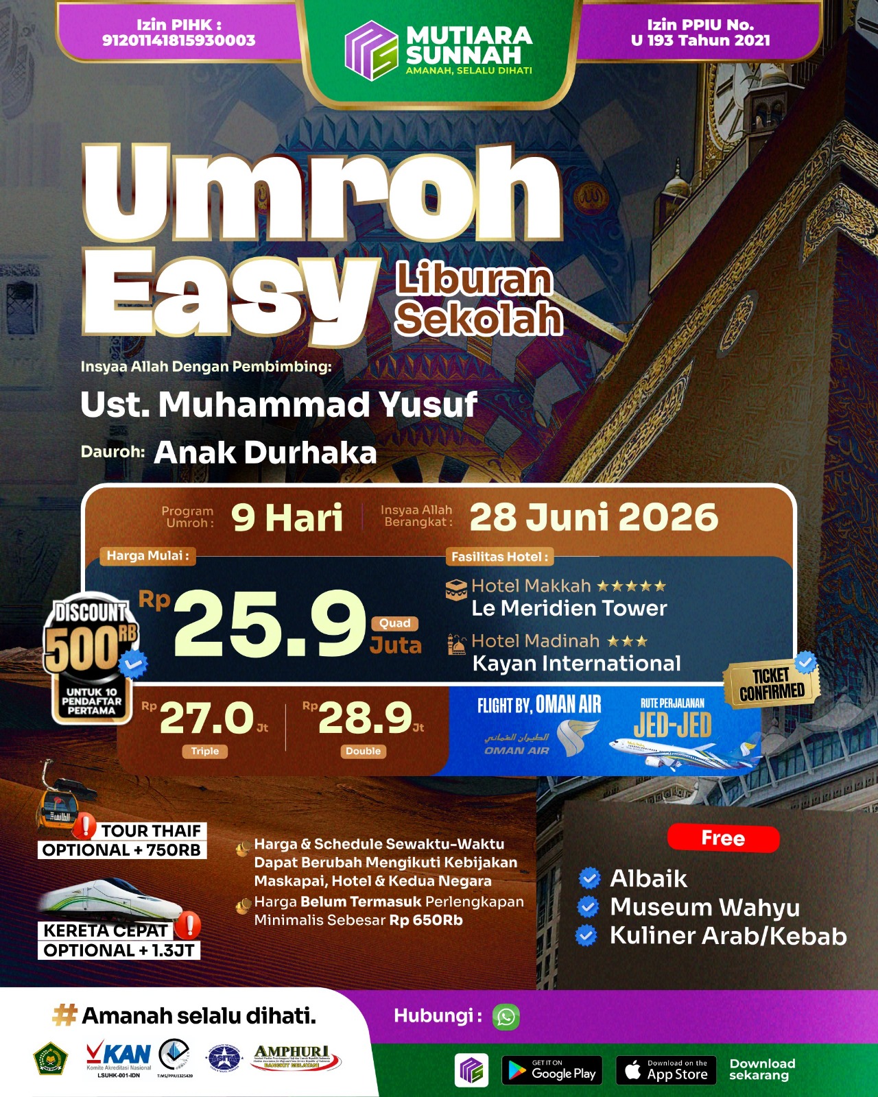 UMROH EASY 28 JUNI 2026