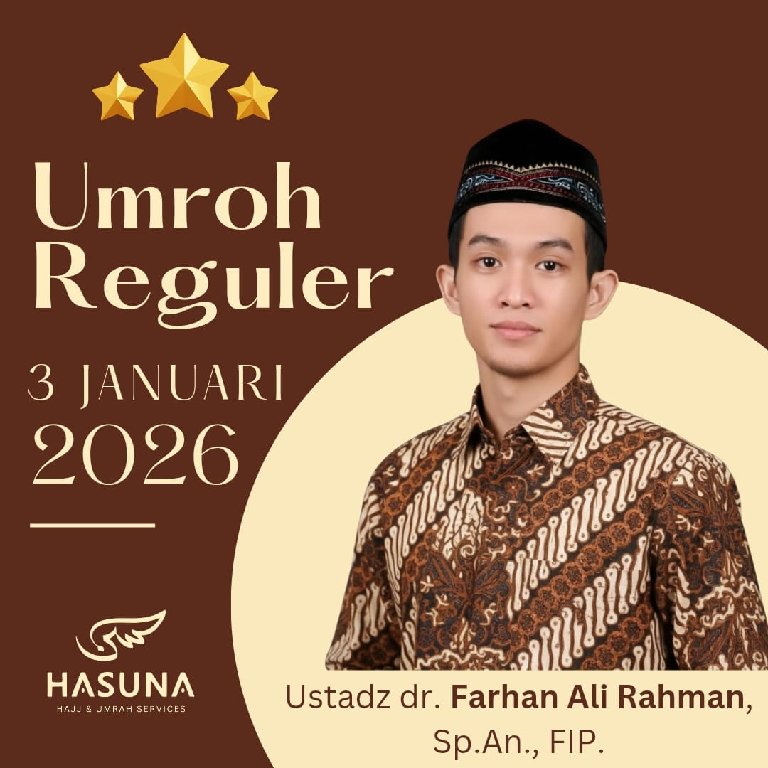 Paket Umroh Hasuna Reguler 03 Januari 2026