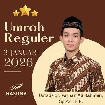 Paket Umroh Hasuna Reguler 03 Januari 2026