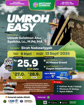 UMROH EASY 13 SEPTEMBER 2026