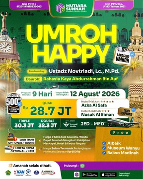 UMROH HAPPY 12 AGUSTUS 2026