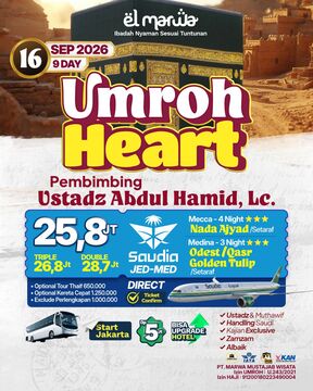UMROH HEART  16 SEPTEMBER 2026