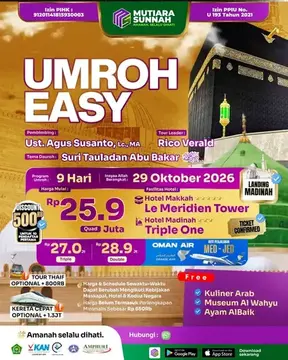 UMROH EASY 29 OKTOBER 2026