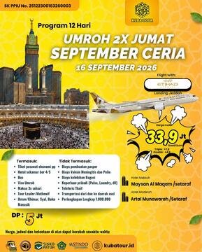 UMROH 2X JUMAT 16 SEPTEMBER