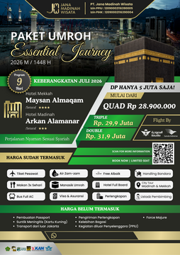 UMROH ESSENTIAL JOURNEY JULI 2026