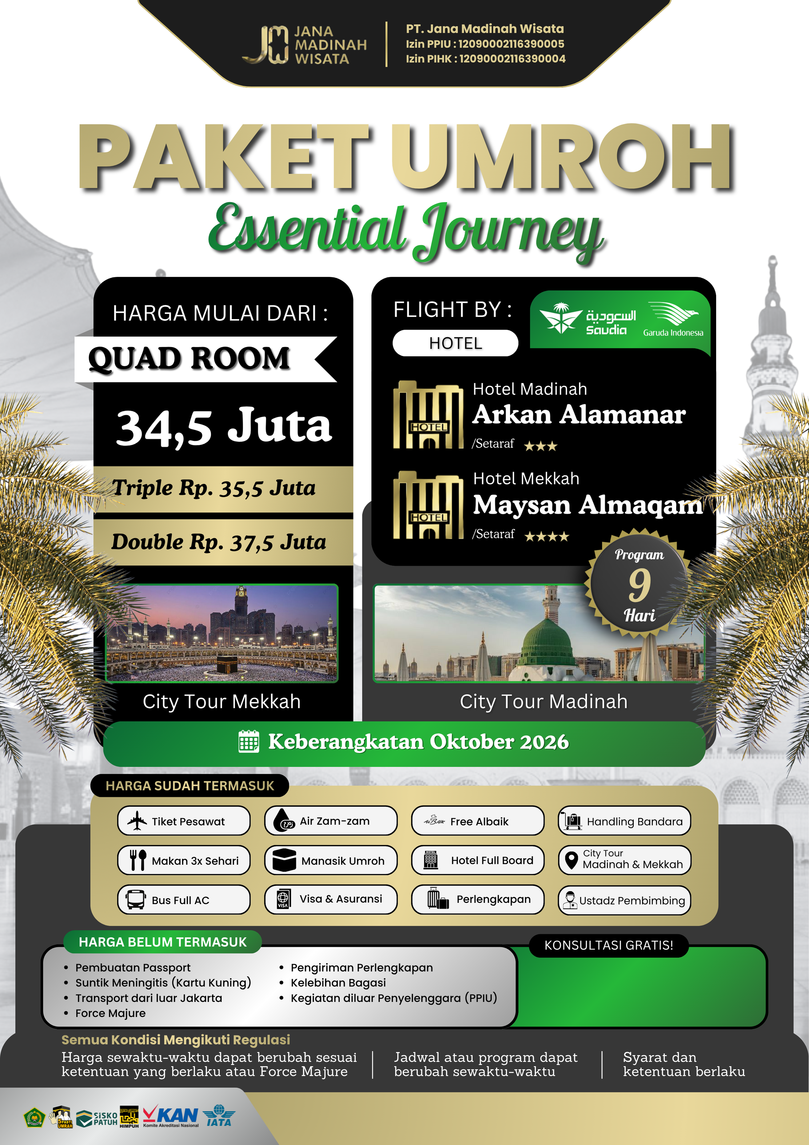 UMROH ESSENTIAL JOURNEY OKTOBER 2026