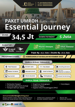 UMROH ESSENTIAL JOURNEY NOVEMBER 2026