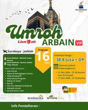 UMROH ARBAIN VIP 21 OKTOBER 2026