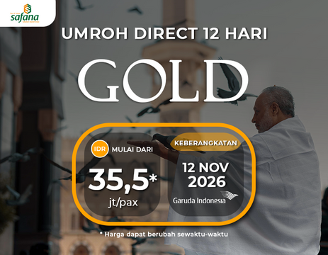 UMROH GOLD 2x JUMAT 12 NOV 2026 