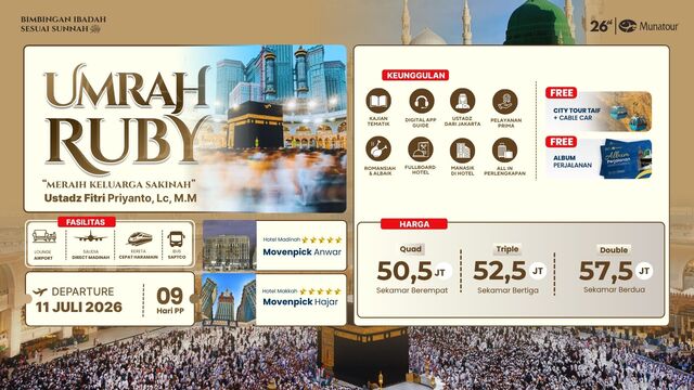Umrah Ruby Landing Madinah 11 Juli 2026