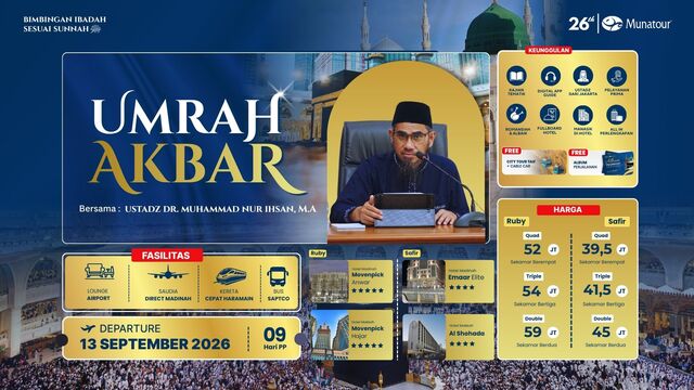 Umrah Akbar Landing Madinah 13 September 2026