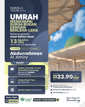UMROH RABIUL AWAL 13 AGUSTUS 2026