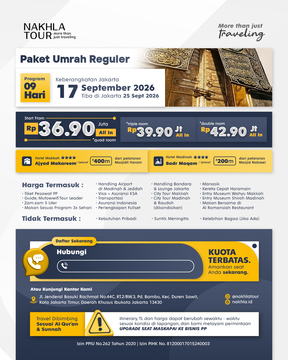 UMROH RABIUL AKHIR 17 SEPTEMBER 2026