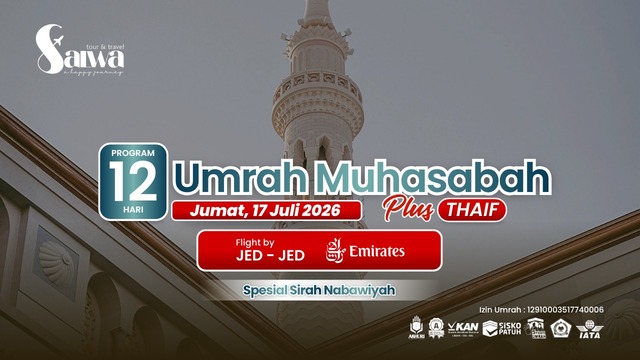 UMRAH PLUS THAIF MUHASABAH SALWA 17 JULI 2026