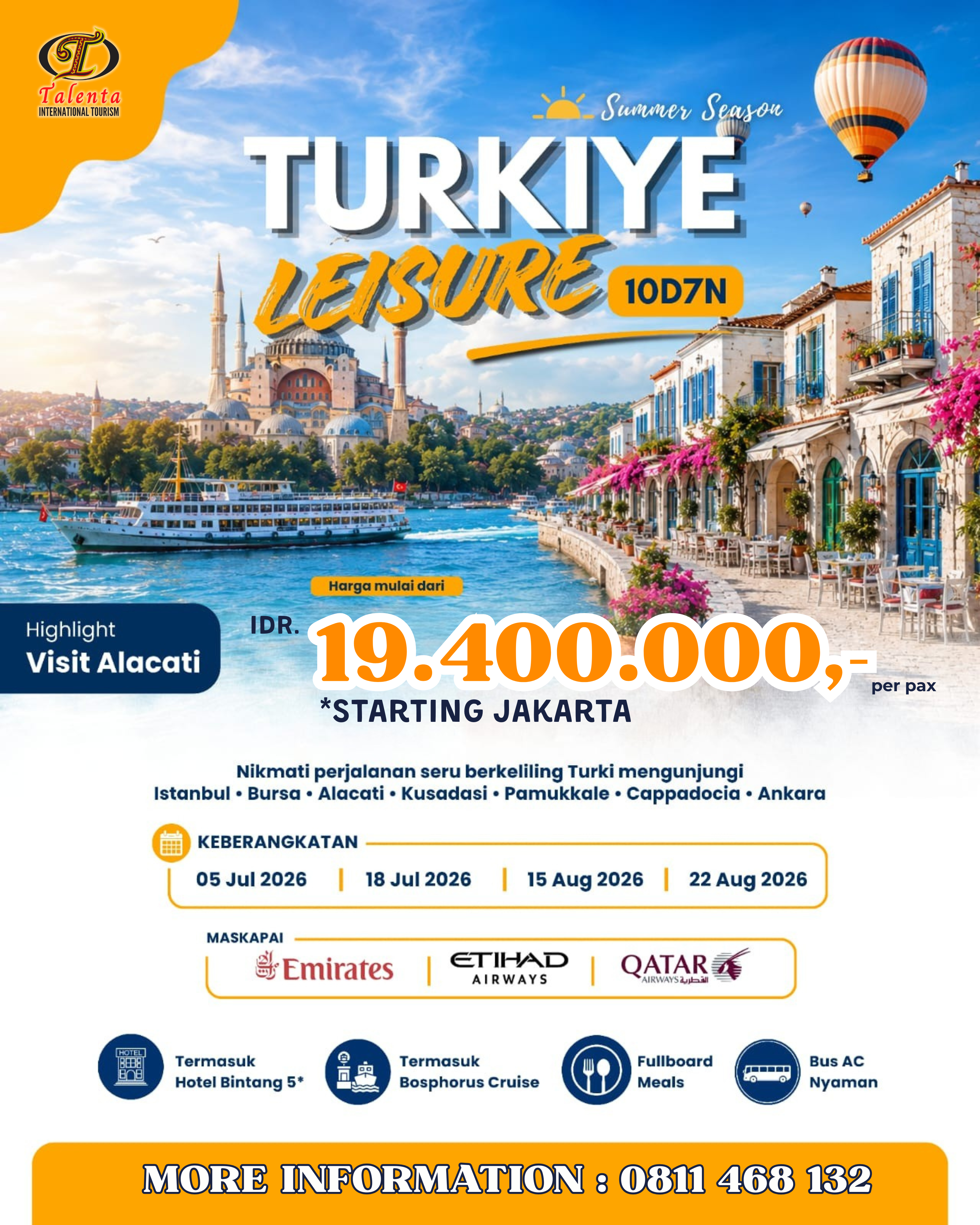 TURKEY LEISURE SPECIAL SUMMER SEASON