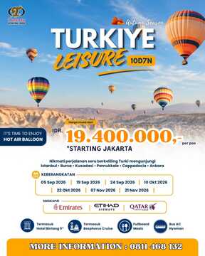 TURKEY LEISURE SPECIAL AUTUMN SEASON