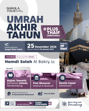 UMROH AKHIR TAHUN 25 DESEMBER 2026 9 HARI