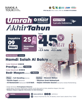 UMROH AKHIR TAHUN 25 DESEMBER 2026 9 HARI