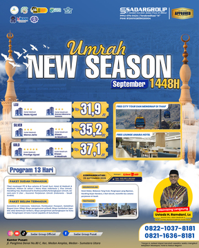 UMROH 29 SEPTEMBER 2026 - MEDAN