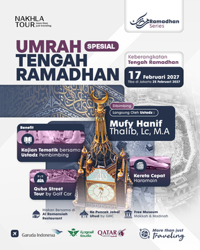 UMROH PERTENGAHAN RAMADHAN 17 FEBRUARI 2027