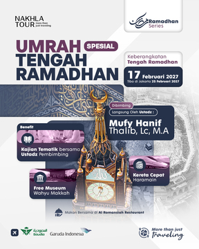 UMROH PERTENGAHAN RAMADHAN 17 FEBRUARI 2027