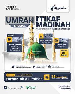 UMROH ITIKAF MADINAH 1448 H 24 FEBRUARI 2027