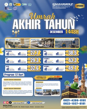UMROH 27 DESEMBER 2026 - MEDAN