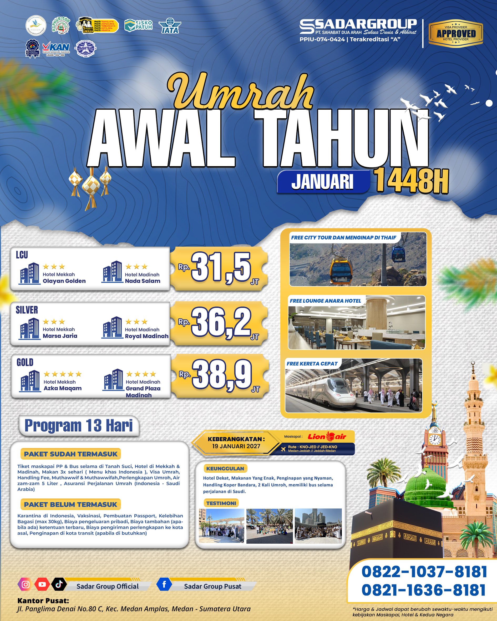 UMROH JANUARI 2027 - KNO