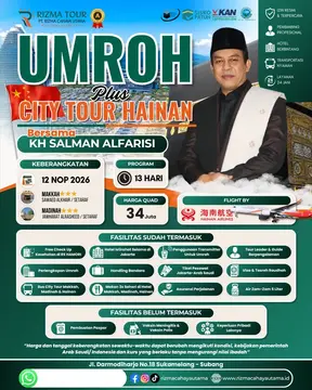 Umroh Plus Hainan 12 Nopember 2026