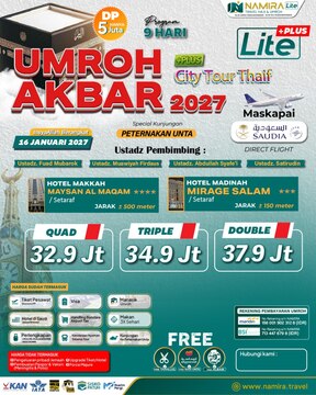 PROGRAM UMROH AKBAR 2027 (LITE PLUS +)
