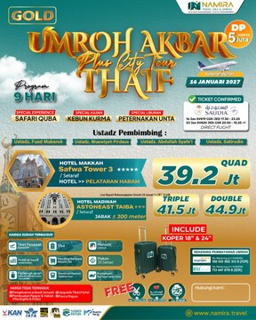 PROGRAM UMROH AKBAR 2027 (GOLD)