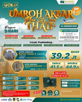 PROGRAM UMROH AKBAR 2027 (GOLD)