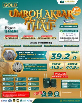 PROGRAM UMROH AKBAR 2027 (GOLD)