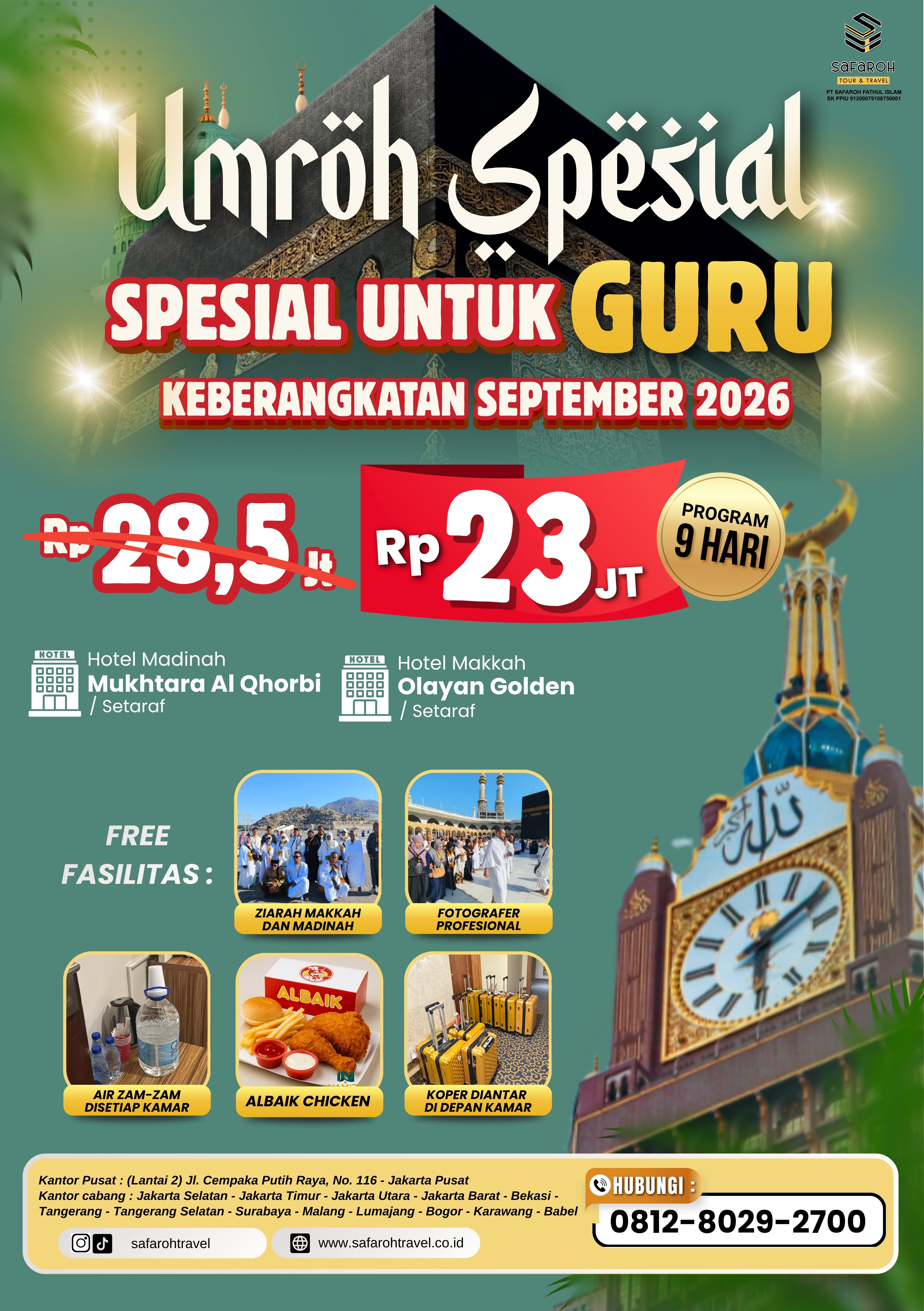 UMROH SPESIAL UNTUK GURU