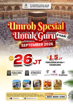 UMROH SPESIAL UNTUK GURU