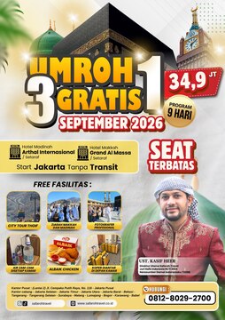UMROH 3 GRATIS 1