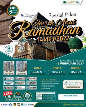 UMROH AWAL RAMADHAN 13 FEBRUARI 2027