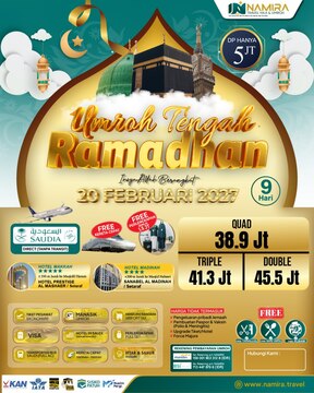 UMROH GOLD TENGAH RAMADHAN 20 FEBRUARI 2027