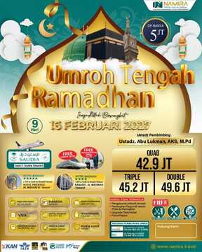 UMROH GOLD TENGAH RAMADHAN 16 FEBRUARI 2027
