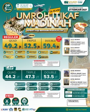 UMROH ITIKAF MADINAH 27 FEBRUARI 2027  (LITE)