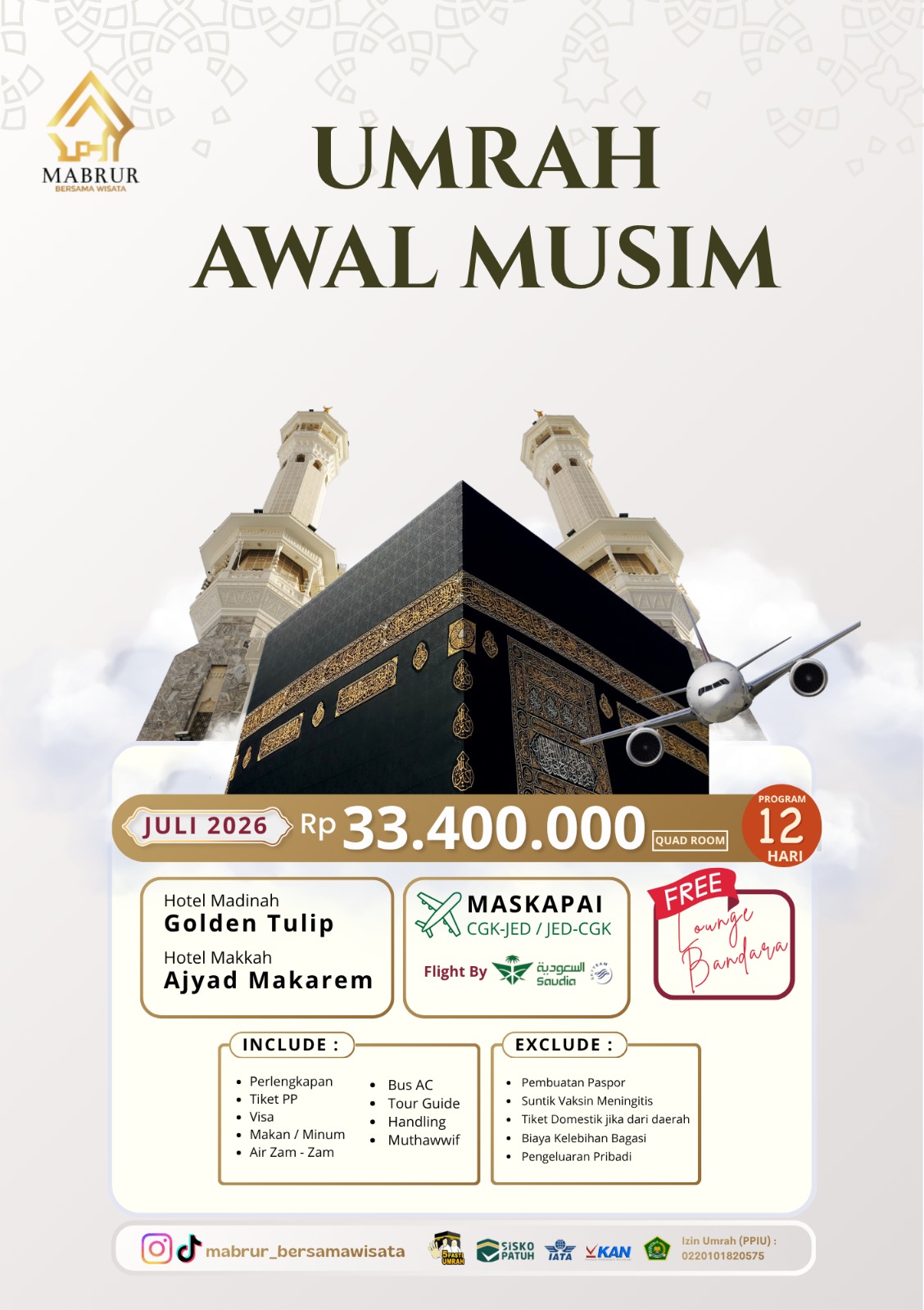 UMRAH AWAL MUSIM 1448H